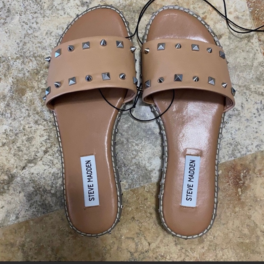 Steve Madden Studded Slides - image 1